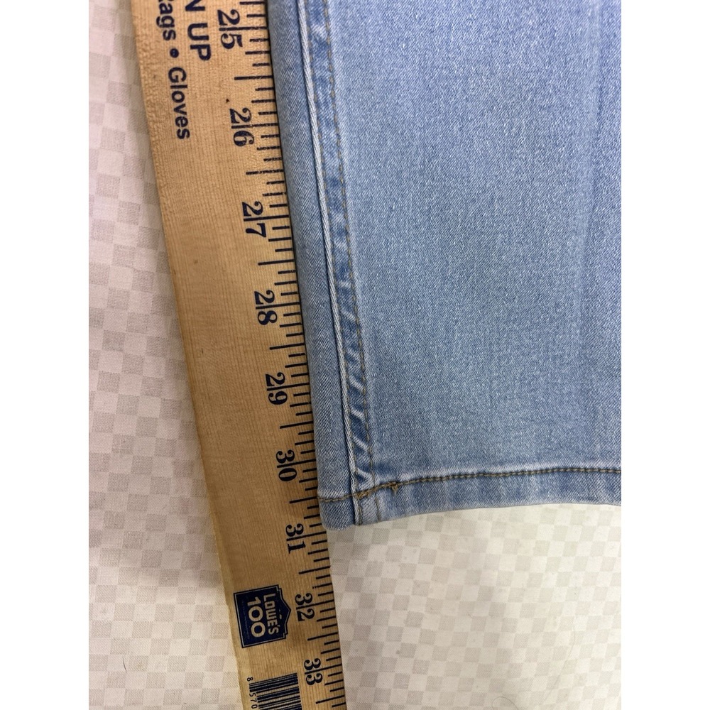 Fashion Nova Jeans Womens 5- 24" Skinny Light Wash Denim Blue Casual Pants - Picture 10 of 11